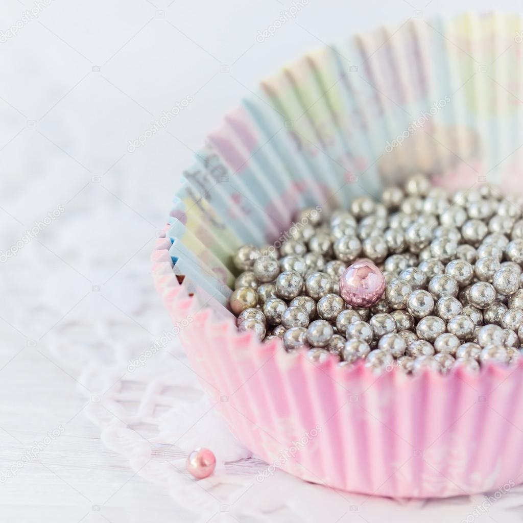 Pearls For Cake Decorating Stock Photo C Locrifa 57768049