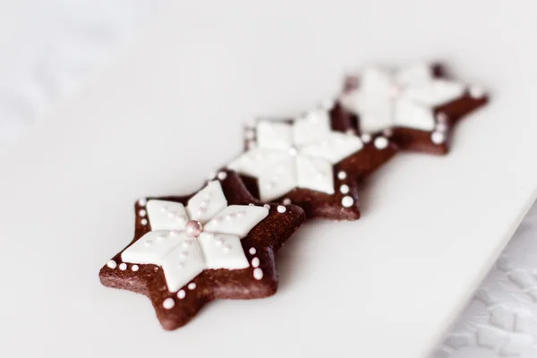 Star-shape Christmas cookies — Stock Photo, Image