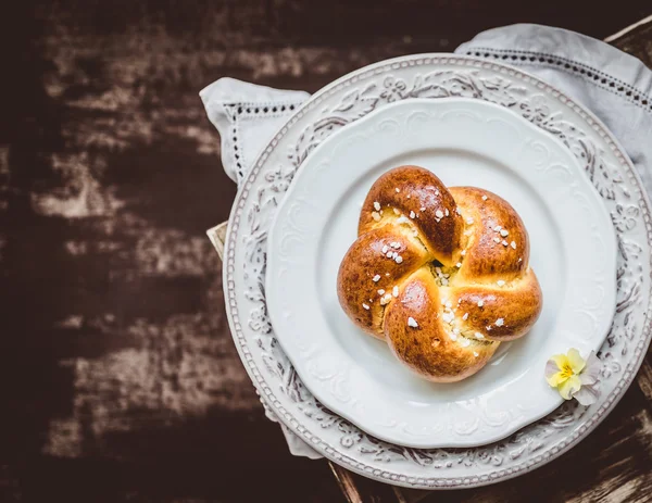 Hausgemachtes süßes Frühstück — Stockfoto