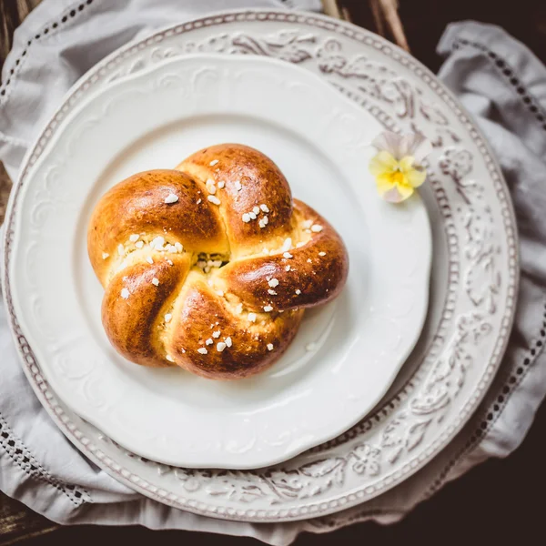 Hausgemachtes süßes Frühstück — Stockfoto