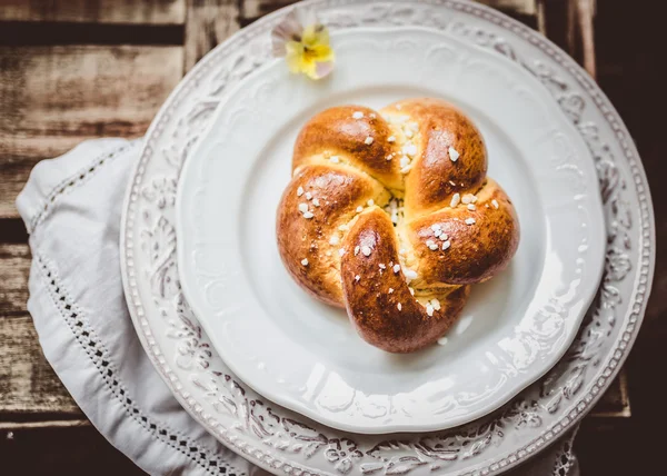 Hausgemachtes süßes Frühstück — Stockfoto