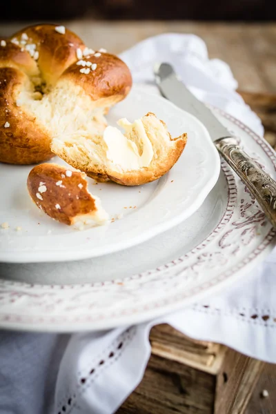 Hausgemachtes süßes Frühstück — Stockfoto