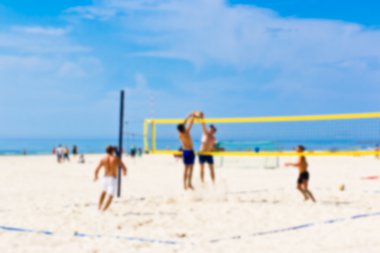 plaj voleybol oyuncular ile