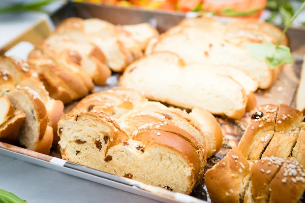 Süßes Flechtbrot — Stockfoto