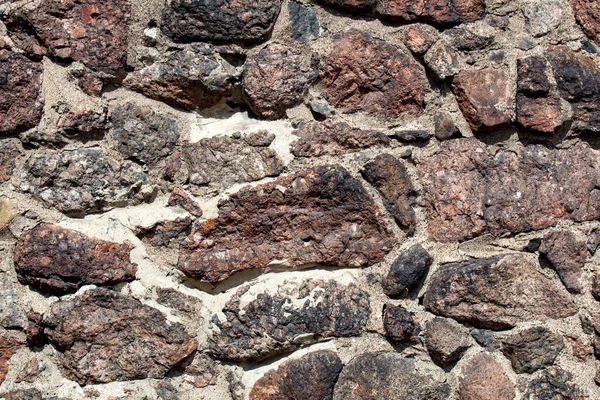 古い家の壁の破片 天然花崗岩で作られた石造 — ストック写真