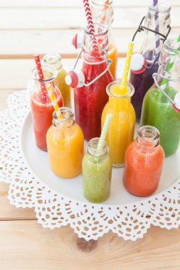 Taze smoothies çeşitli