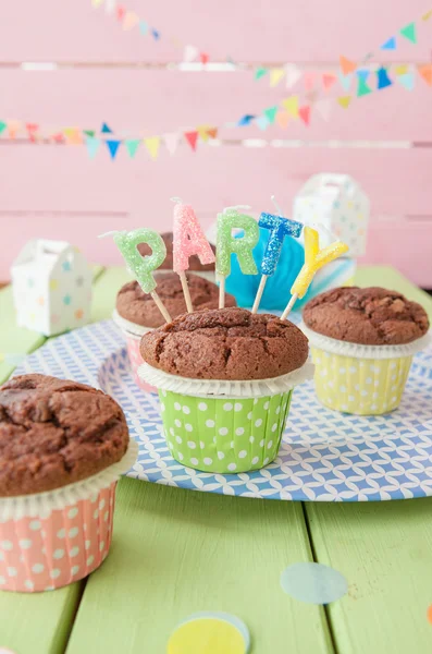 Λίγο muffins σοκολάτας — Φωτογραφία Αρχείου