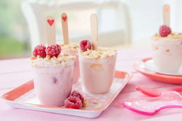 Ghiaccioli surgelati fatti in casa — Foto Stock