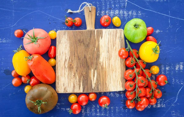 Mängd färska tomater — Stockfoto