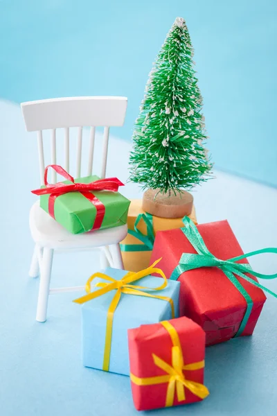 Presentes de Natal coloridos — Fotografia de Stock