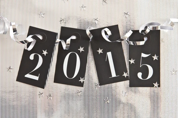 2015 год на блестящем фоне — стоковое фото