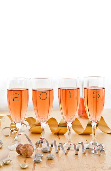 Champagne voor new year's — Stockfoto