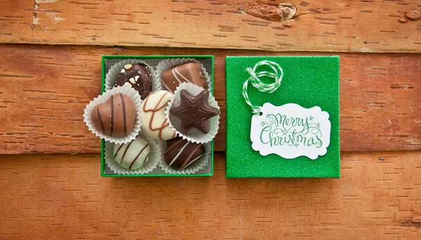 Christmas chocolates — Stock Photo, Image