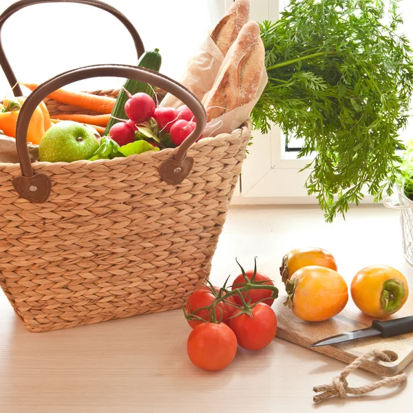 Verse producten van de boerenmarkt — Stockfoto