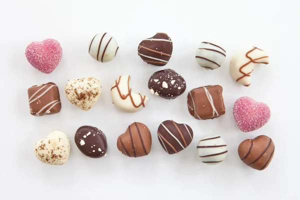 Selection of chocolate candy — Stock Photo, Image