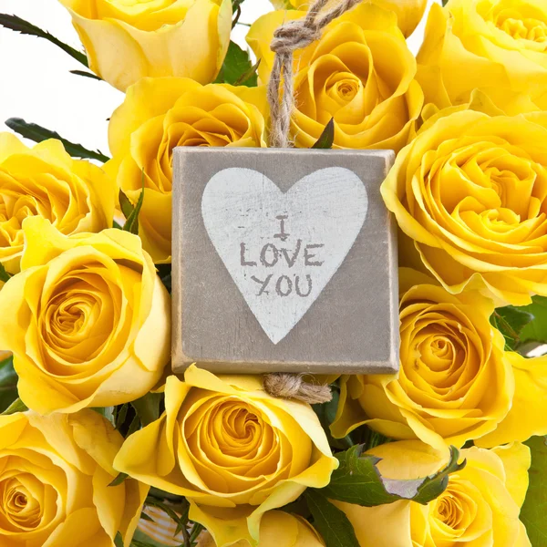 Yellow roses — Stock Photo, Image