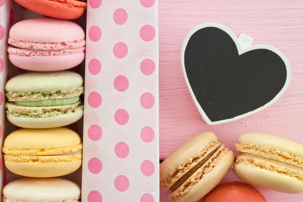 Farbenfrohe Macarons — Stockfoto