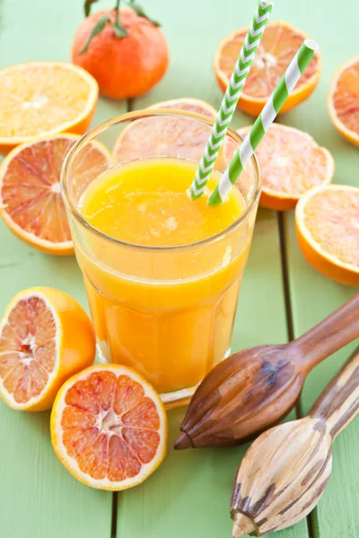 Fresh pressed blood orange juice — Stock Photo, Image