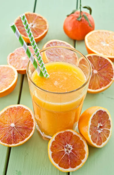 Fresh pressed blood orange juice — Stock Photo, Image