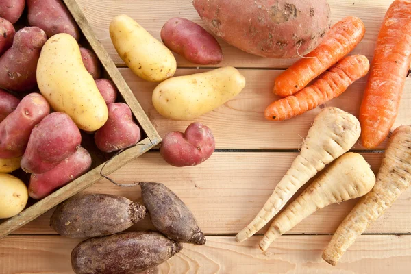 Verscheidenheid van winter groenten — Stockfoto