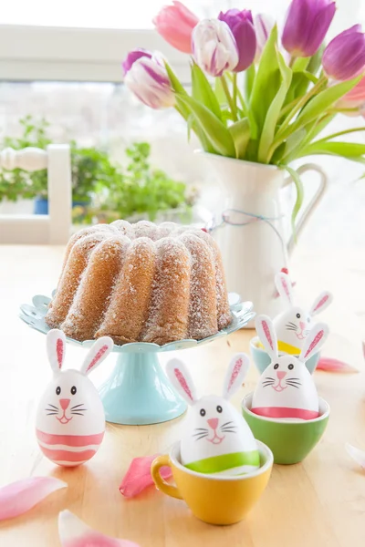 Colorful decorated easter eggs — Stock Photo, Image