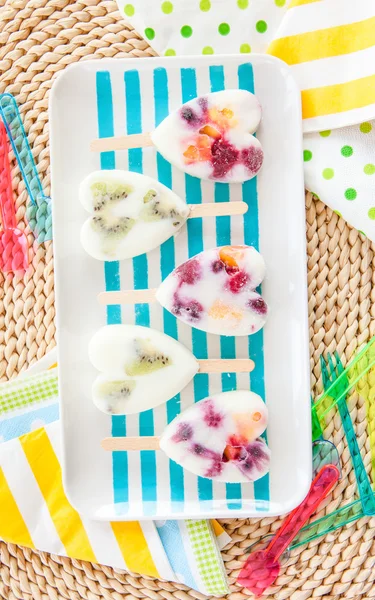 Paletas congeladas caseras — Foto de Stock