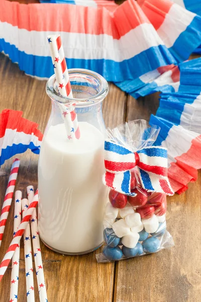 Coloridas golosinas para el 4 de julio — Foto de Stock