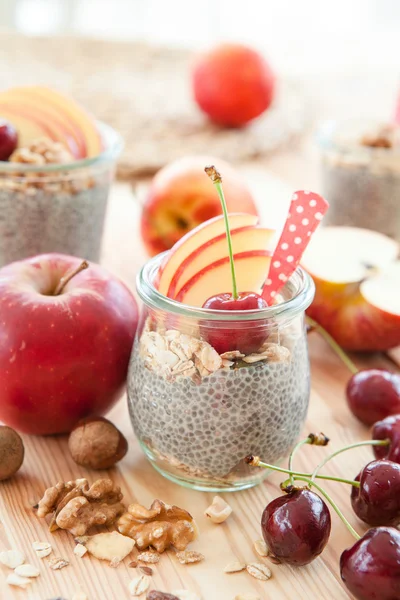 Chia Pudding with fresh fruits