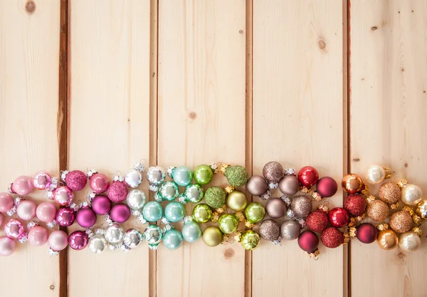 Boules de Noël colorées — Photo