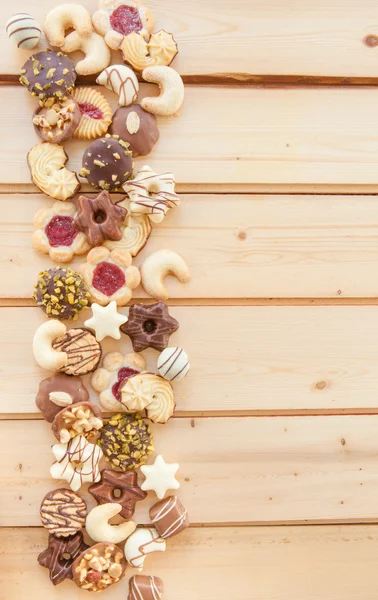 Varietà di biscotti di Natale — Foto Stock