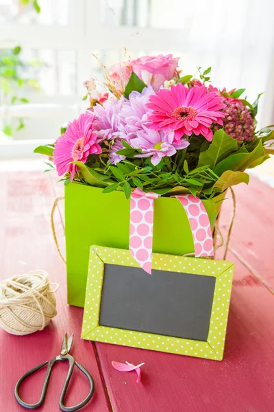 Colorful pink Bouquet — Stock Photo, Image