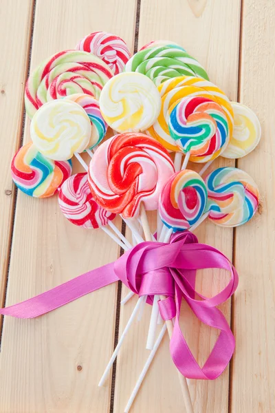 Bouquet made from popsicles — Stock Photo, Image