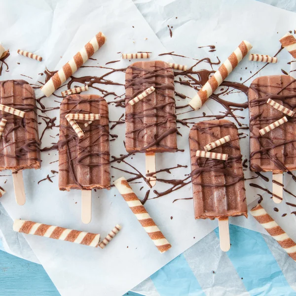 Paletas congeladas caseras — Foto de Stock