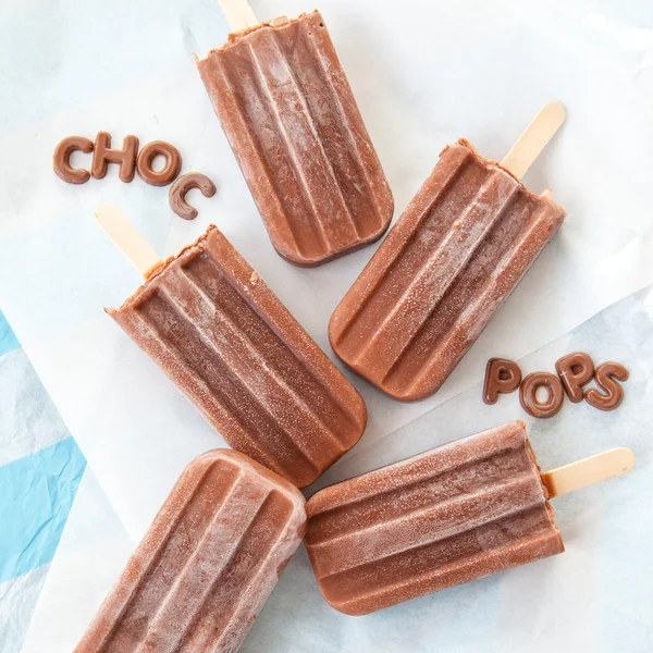 Homemade frozen popsicles — Stock Photo, Image