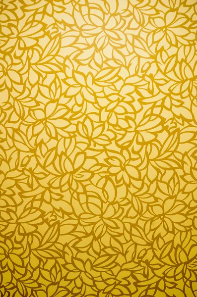 Flora złote tło — Zdjęcie stockowe