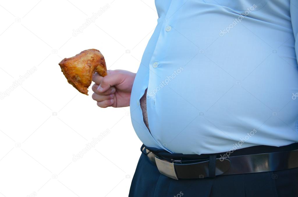 Fried Greasy Food make fat stomach