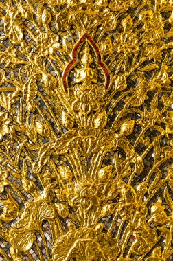 Altın Buddha Tapınağı Duvar lotus desen