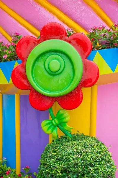 Cute candy sunflower — Stock Photo, Image