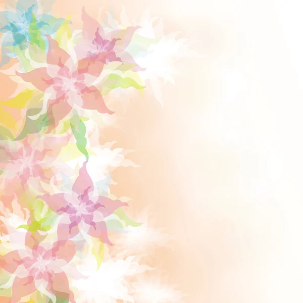 Ακουαρέλα floral φόντο — Διανυσματικό Αρχείο