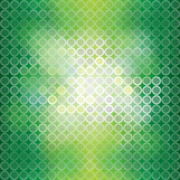 Green digital blinkande ljus bakgrund — Stock vektor