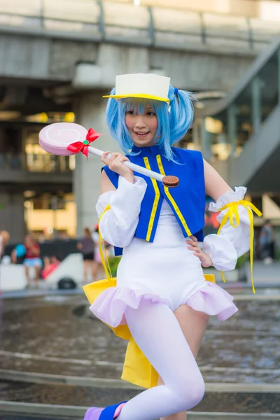 Thai cosplay idol dress as a character from Moetan anime cute posing — Zdjęcie stockowe