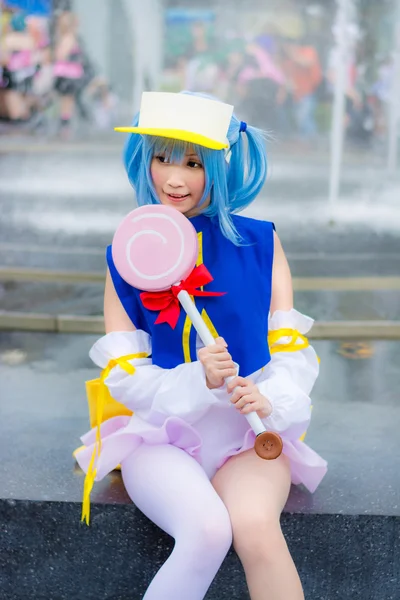 Thai cosplay idol dress as a character from Moetan cute posing — Zdjęcie stockowe