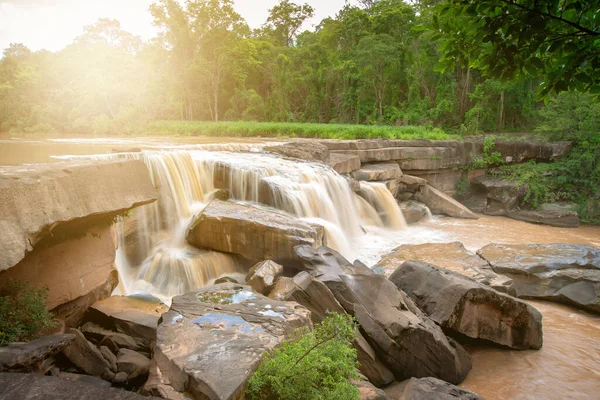 Водопад Национальном Парке Сезона Дождей Таиланд — стоковое фото