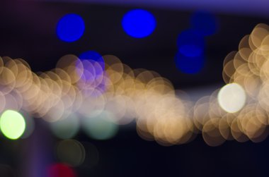 soyut ışıklar bokeh
