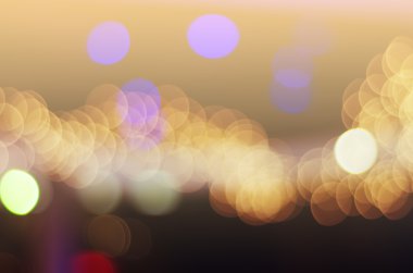 Soyut ışıklar bokeh ile bulanıklaştırma filtresi