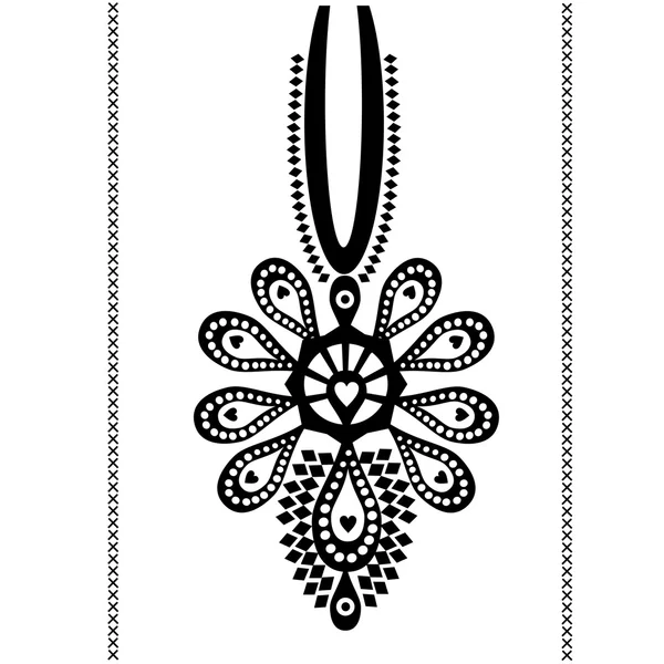 Polish folk tattoo — Stock Vector