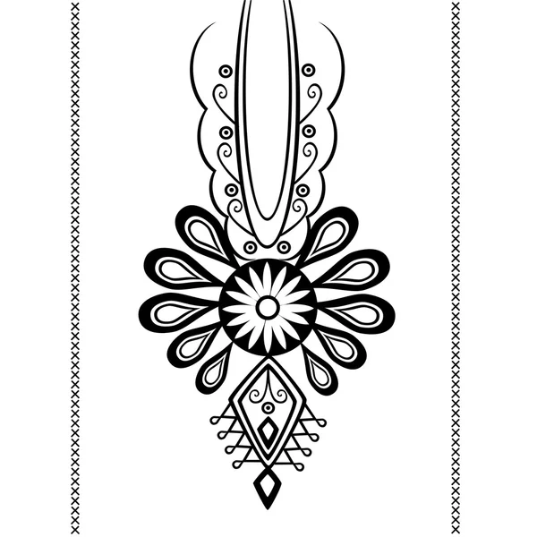 Polish folk tattoo — Stock Vector