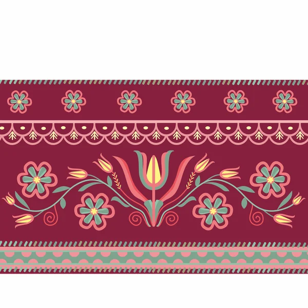 Polish folk pattern — Stock Vector