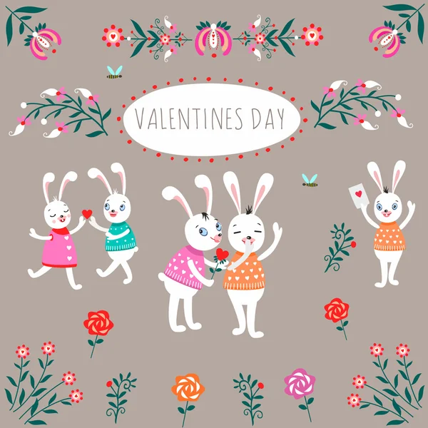 The Valentine's Day — Stock Vector