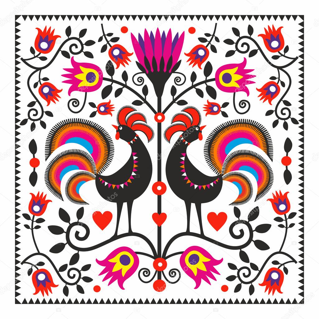 polish pattern folk